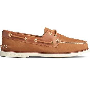 Sperry Gold Cup Authentic Original Seaside Hnede - Panske Mokasíny